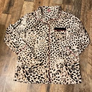 Cosmopolitan soft and luxury PJ'S. Animal print. Size large. Like new.